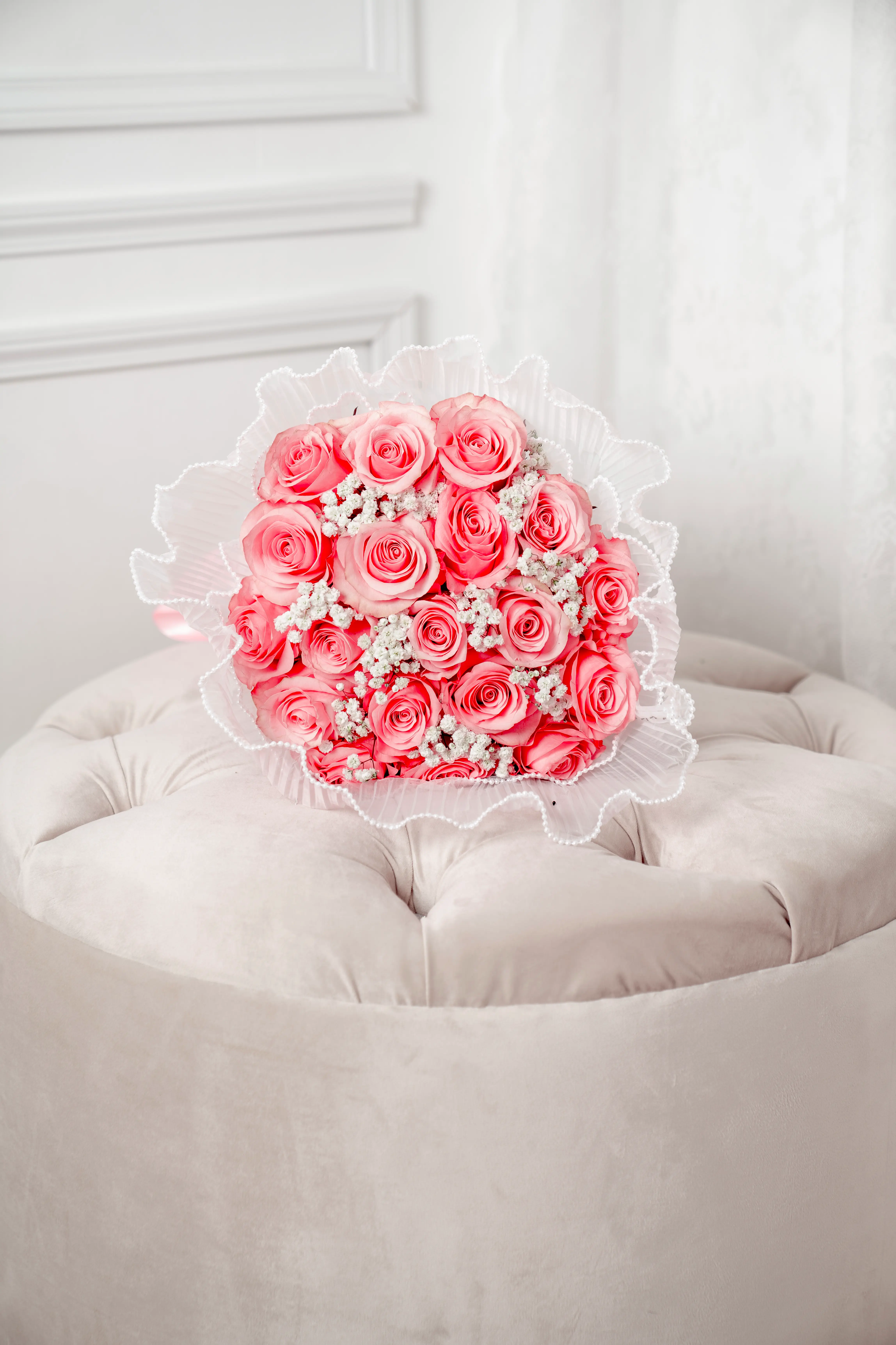 Rubis — bouquet de fleurs Paris La Fille du Fleuriste